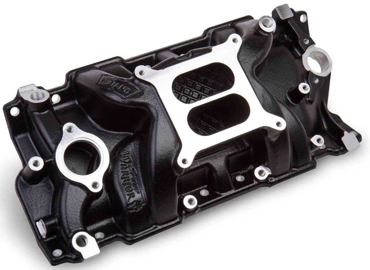 Intake Manifold (SPEED WARRIOR INTAKE, Black Ceramic Coated, SBC ...